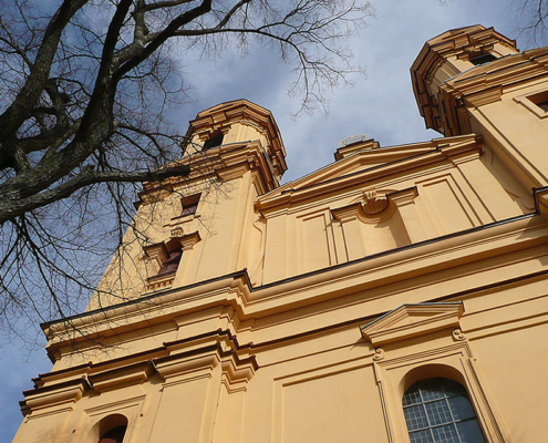 Schönenberg Ellwangen, Kirche, Barockkirche, Denkmalschutz, Keim, Purkristalat