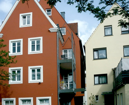 Farbgestaltung, Fassadenanstrich