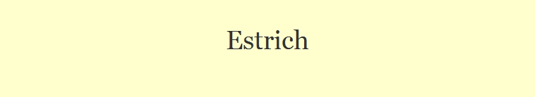 Estrich